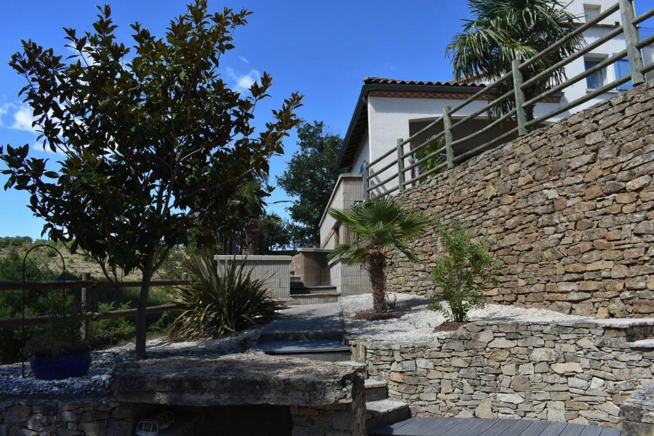 Chambre Au Calme Avec Spa Privatif Gratuit Sud Aveyron Les Palmiers Des Causses Saint-Rome-de-Tarn Zewnętrze zdjęcie