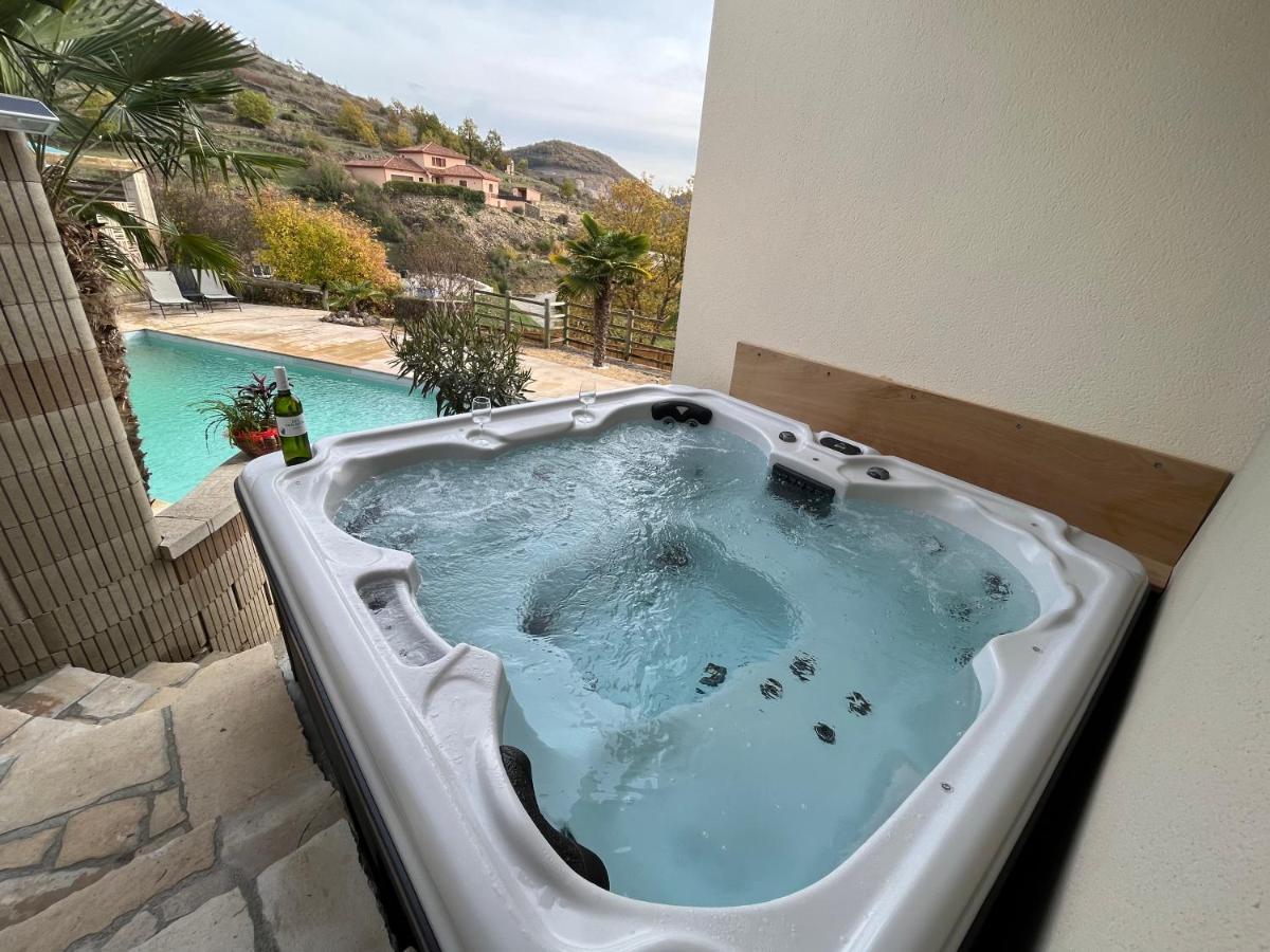 Chambre Au Calme Avec Spa Privatif Gratuit Sud Aveyron Les Palmiers Des Causses Saint-Rome-de-Tarn Zewnętrze zdjęcie