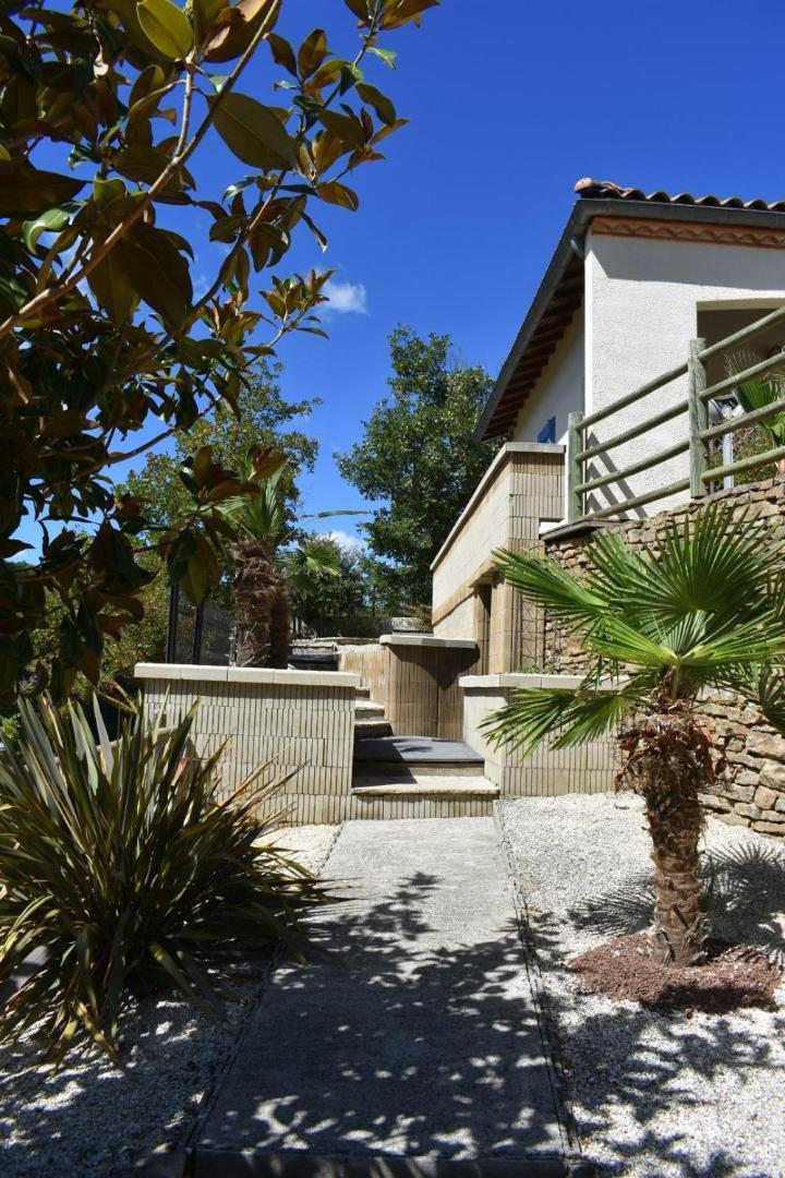 Chambre Au Calme Avec Spa Privatif Gratuit Sud Aveyron Les Palmiers Des Causses Saint-Rome-de-Tarn Zewnętrze zdjęcie
